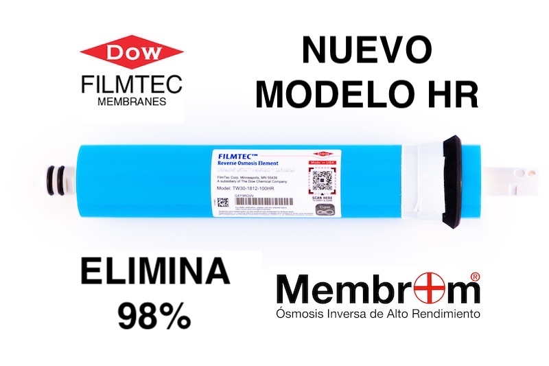Membrana osmosi inversa per depuratore acqua 100g 150g 200g 300g 400g 500g  600g - FILMTEC FMDA