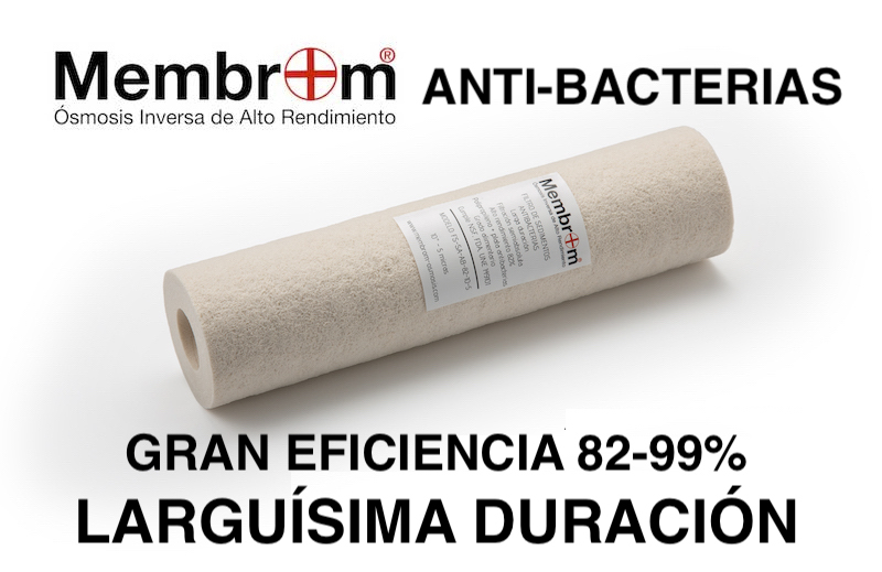 Autonomía portugués O cualquiera Filtro antibacteria agua sedimentos recambio 1 5 10” 20 50 micras -  Membranas Osmosis Inversa