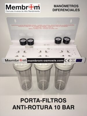 ÓSMOSIS INVERSA BAJO RECHAZO 1:1 FLUJO DIRECTO MEMBROM®  OI-1:1-05-AC(NX)-AR10 - Membranas Osmosis Inversa