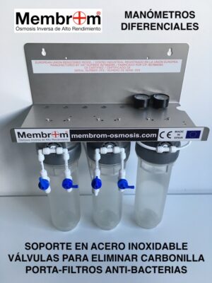 ÓSMOSIS INVERSA BAJO RECHAZO 2:1 FLUJO DIRECTO MEMBROM® ANTI-BACTERIAS  OI-2:1-07-NX-AB10 - Membranas Osmosis Inversa