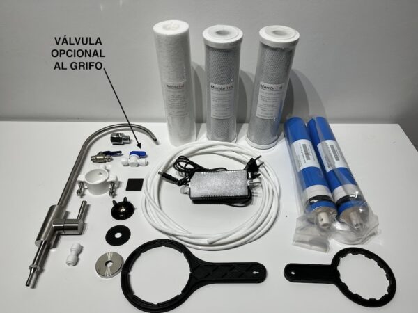 ÓSMOSIS INVERSA PROFESIONAL BAJO RECHAZO 2:1 FLUJO DIRECTO MEMBROM® OI-PR-2:1-07-NX-AR10 - Imagen 3