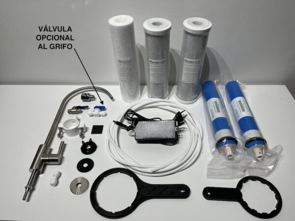 ÓSMOSIS INVERSA PROFESIONAL BAJO RECHAZO 1:1 FLUJO DIRECTO MEMBROM® OI-PR-1:1-05-NX-AR10 - Imagen 3