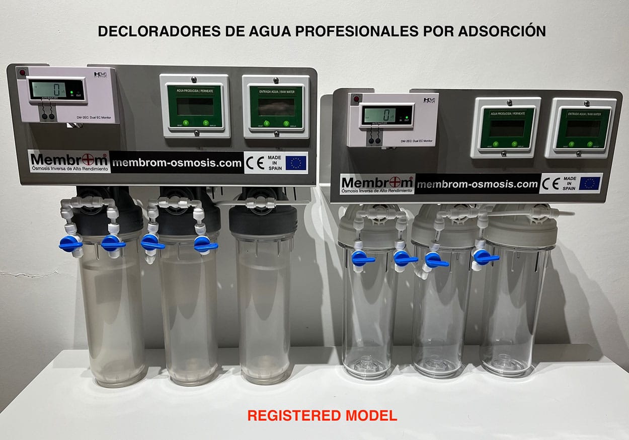Decloradores de agua profesionales por adsorción