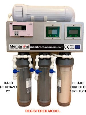 Máquina Osmosis Inversa 1200 GPD Flujo Directo